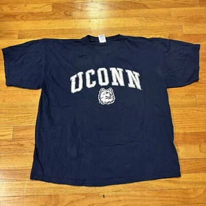 VTG 90s UCONN Huskies University of Conn. Shirt Size XXL - Picture 1 of 3