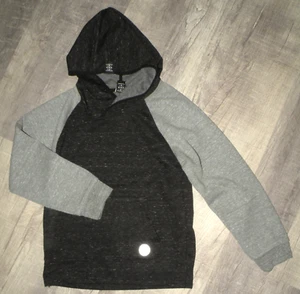 WAY SIDE Size 10 HOODIE Sweatshirt BLACK with GRAY NWOT - Picture 1 of 2