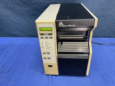 Zebra 140Xi III (140-101-00000) Label Thermal Printer with Power Cable - Image 1 of 4