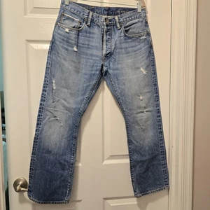 Gap Jeans 1969 Kaihara Japanese Selvedge Denim Low Rise Straight Y2K 2009 - Bild 1 von 13