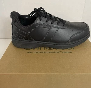 Orthofeet Pierre Black  Mens size 9.5  X Wide (4E)  20218 NIOB - Picture 1 of 11
