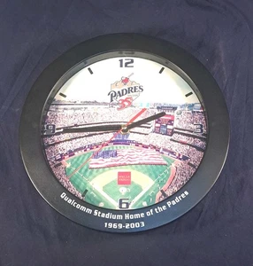 San Diego Padres Qualcomm Stadium 35th Anniversary Clock - Picture 1 of 3