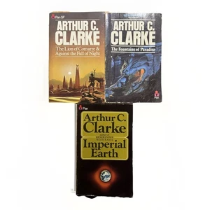 The Fountains of Paradise, Imperial Earth, Lion Of Comarre by Arthur C. Clarke - Picture 1 of 3