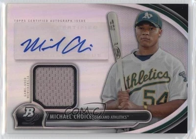 2013 Bowman Platinum Auto Relic Michael Choice #AR-MC Auto - Image 1 of 2