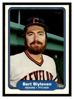 Bert Blyleven #361 1982 Fleer Cleveland Indians - Image 1 of 2