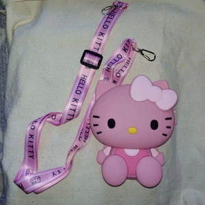 Hello Kitty Pink Shoulder Bag, Character Design, Zipper, Adjustable Strap, Used - Picture 1 of 2