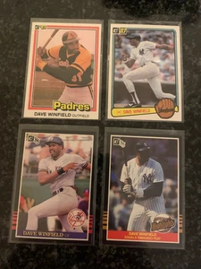 DAVE WINFIELD CARD LOT (ALL DONRUSS).................4 DIFFERENT - Picture 1 of 2