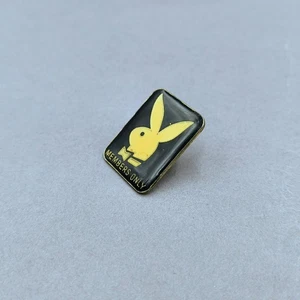 Playboy Bunny Members Only Lapel Pinback Vintage Pin - Picture 1 of 5