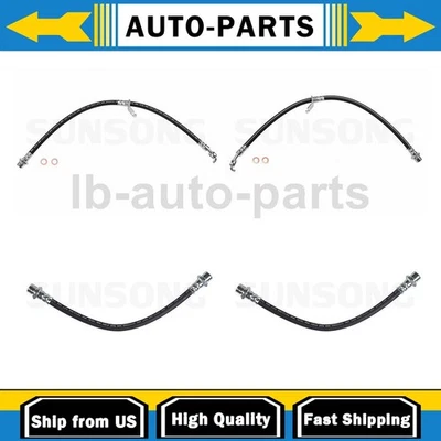 4X Manguera de línea de freno delantero trasero Sunsong para Toyota Sienna 1998 1999 2000 2001 Foto 1 de 4