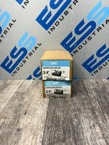 (LOT OF 2) HALEX EMT COMPRESSION COUPLINGS 3/4" QTY 25 PER BOX 02207B - Picture 1 of 7