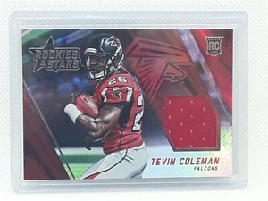 Tevin Coleman 2015 Panini Rookies & Stars Longevity RC PATCH Atlanta Falcons - Picture 1 of 2