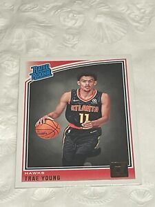 2018-19 Panini Donruss Trae Young Rated Rookie #198 Atlanta Hawks