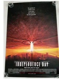 INDEPENDENCE DAY 1996 new ONE-SHEET POSTER WILL SMITH BILL PULLMAN J GOLDBLUM - Picture 1 of 8