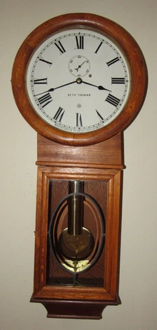 Seth Thomas No. 2 Regulator Wall Clock Manufatured By Coppernoll Antiques Cover