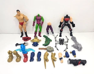 Lot of Assorted Figures Parts Accesories for Dragon Ball Z Marvel WWE & Others - Picture 1 of 7