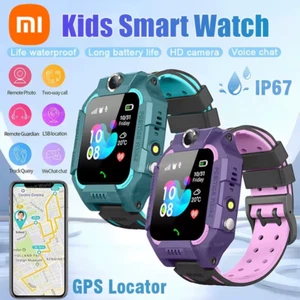 Kids 4G Smartwatch Xiaomi GPS SOS Call Camera Waterproof SIM Tracker Gift Watch - Imagen 1 de 11