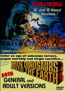 WHEN DINOSAURS RULED THE EARTH (1970) G & R-Rated 2 Disc EnglishCaveman language - Picture 1 of 2