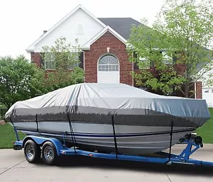 GREAT BOAT COVER FITS SCOUT 187 SPORT FISH 2013-2014 W/SUPPORT POLE - Picture 1 of 3