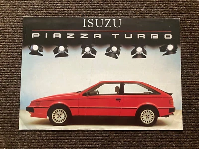 ISUZU PIAZZA TURBO BROCHURE 1985 - RARE - Image 1 of 2