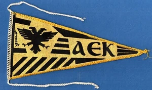 Greece. AEK FC, A.E.K. Small FLAG, Greek Football Team, Soccer Football Team, N2 - Picture 1 of 6