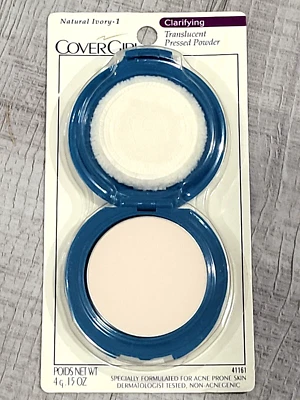 CoverGirl IVORY 1 ~ Clarifying Translucent Powder For Acne Prone Skin  (#D2 - Image 1 of 2