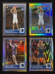 2023-24 Panini Hoops Premium Stock - Dallas MAVERICKS Lote de (4) Silver Prizm ++ - Imagen 1 de 4