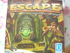 ESCAPE Echapper à la malédiction du temple Règles multi langue Queen games - Foto 1 di 2