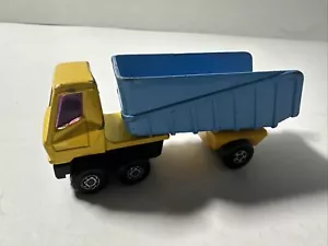 MATCHBOX BLUE/LEMON ARTICULATED TRUCK 1973 No. 50 - Picture 1 of 8