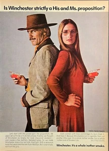 1973 VINTAGE PRINT AD - WINCHESTER CIGARS AD - IT'S A WHOLE 'NOTHER SMOKE. - Picture 1 of 1