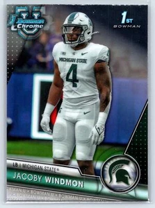 Jacoby Windmon 2023 Bowman University Chrome 1st Bowman #175 - Picture 1 of 2
