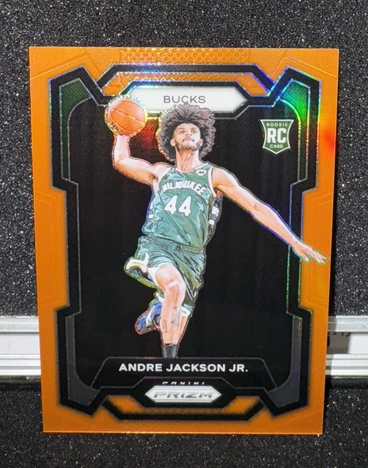 2023-24 Panini Prizm Rookie Orange Prizm #131 Andre Jackson Jr RC /49