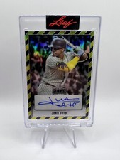 Juan Soto 2023 Leaf Metal WhatNot Exclusive Autograph Super Rare SSP 5/5 1/1