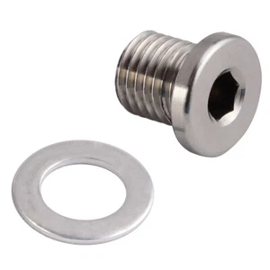 NICECNC Engine Oil Drain Plug & Washer For Polaris RZR XP 1000 RZR 800 #7052306 - Picture 1 of 6