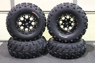 YAMAHA BIG BEAR 400 SRA 26" BEAR CLAW ATV TIRE & ITP HURRICANE WHEEL KIT SRA1CA - Image 1 of 4