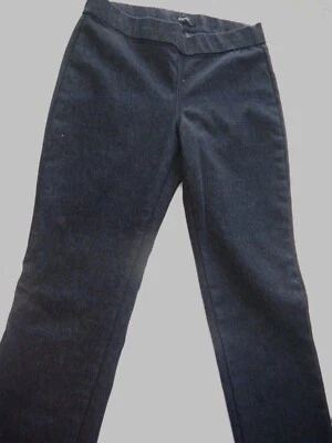 EXPRESS DARK BLUE JEAN  DENIM STRETCH LEGGING SZ 0  ELASTIC WAIST - Image 1 of 3