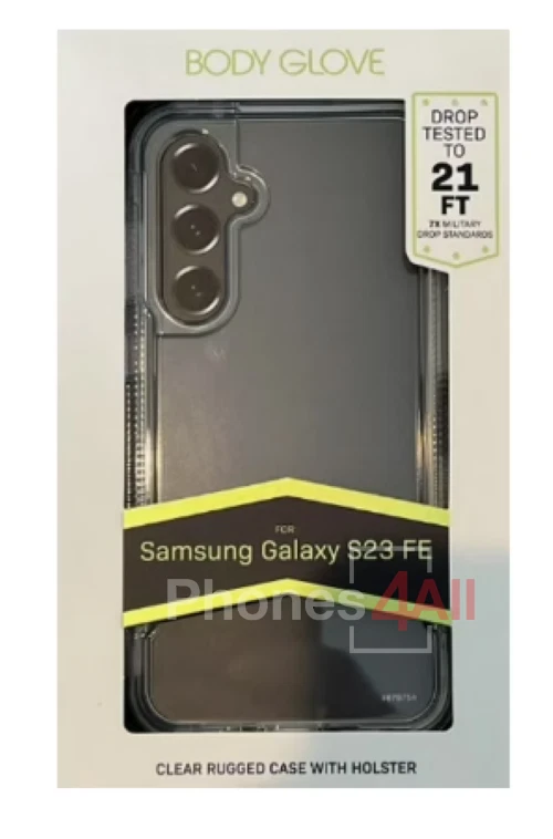 Body Glove Rugged Case with Holster for Samsung Galaxy s23 FE- Clear (BRAND NEW) - Image 1 of 4