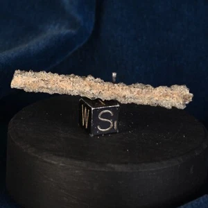 Fulgurite 6 cm Lechateliérite  2,1 g impact foudre pierre de foudre - Picture 1 of 4