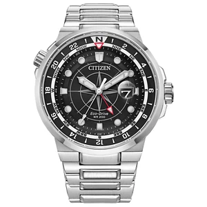 Citizen Men's Eco-Drive Endeavor Stainless Steel Watch - BJ7140-53E - Picture 1 of 4