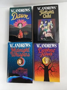 VC Andrews 4 x vintage Cutler Series Hardcover Twilight Child Darkest Hour - Picture 1 of 6