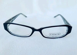 Coach unisex eyeglass frame Paulina 575 blackcrystal. FRAME ONLY. - Picture 1 of 8