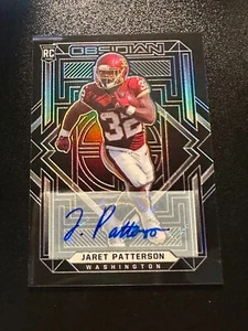 2021 Obsidian Rookie Jaret Patterson 198. SP #d 98/199. Commanders. - Picture 1 of 2