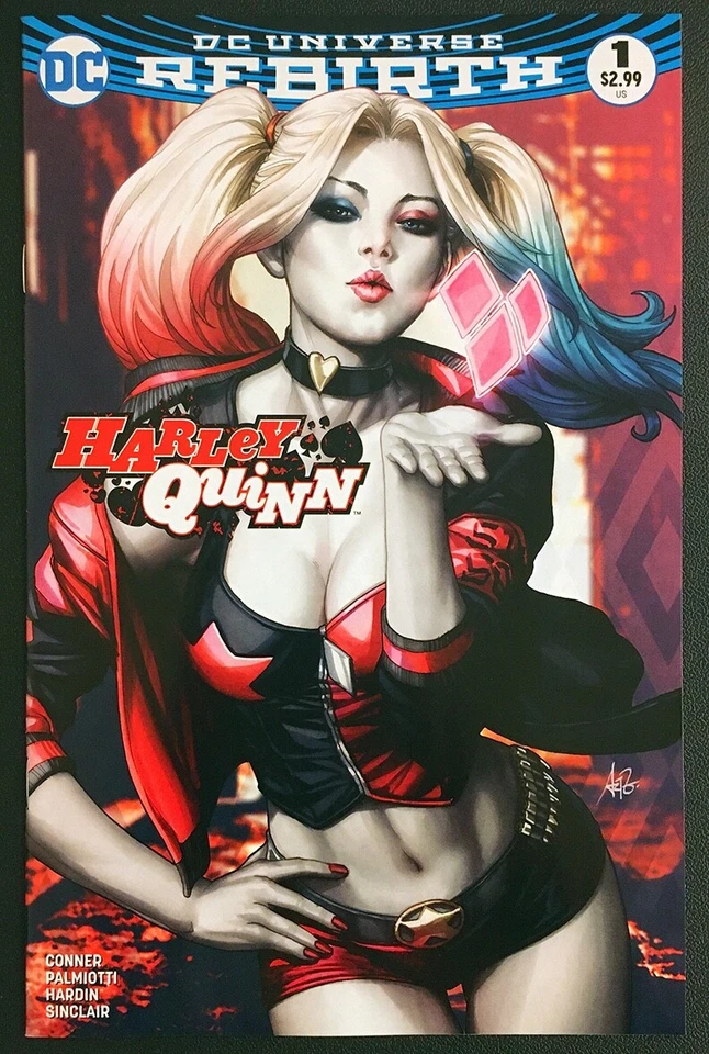 Harley Quinn #1 Casi Nuevo Stanley Artgerm Lau Legacy Exclusivo DC Universe Renacimiento 5946 Foto 1 de 1