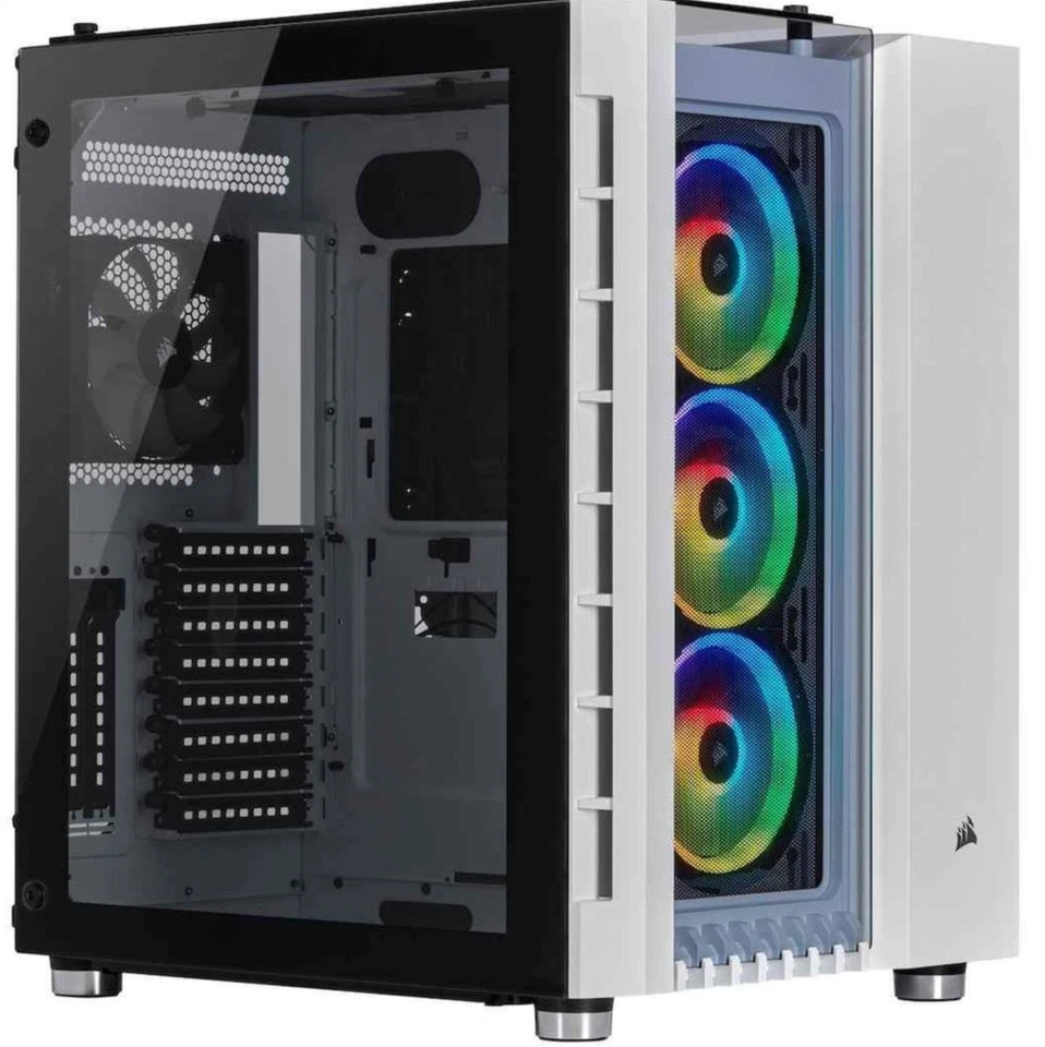 Corsair Crystal Series 680X RGB High Airflow Tempered Glass ATX Gaming Case - Image 1 of 4