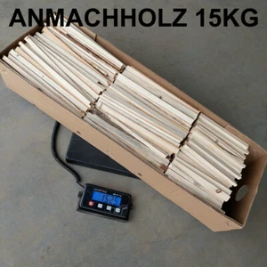Anmachholz 15kg Anzündholz Feuerholz Anfeuerholz Brennholz Kaminholz ofenfertig - Bild 1 von 1