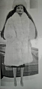 BARBIE LUXURIOUS FAUX FUR COAT AND HAT PATTERN - Picture 1 of 2