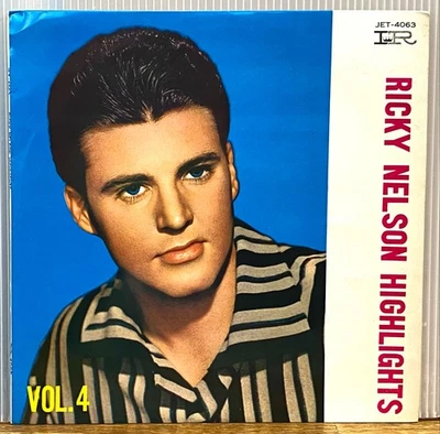 RICKY NELSON HIGHLIGHTS  60s Japan 10inch Thin Sleeve LP IMPERIAL JET-4063 - Image 1 of 4