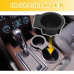 For Ford F150 2009-2014 Front Console Cup Holder Inserts Replacement - Picture 1 of 9