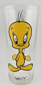 VTG TWEETY BIRD 1973 Warner Bros Pepsi Collector Series Drinking Glass 6.25"H - Picture 1 of 7