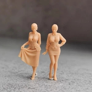 1/64 1/43 Miniatures Figures Uniform cheongsam Beauty Woman Girl Scene Prop Doll - Picture 1 of 8