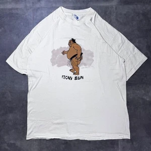 90'S Osumo-San T-Shirt Xl Single Stitching Both Sumo Wrestler - Picture 1 of 7